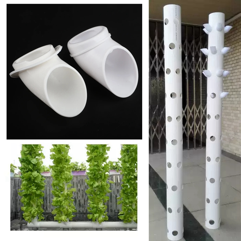 Hydroponic Tower Planter - Diy jardim varanda veg plantio plantador