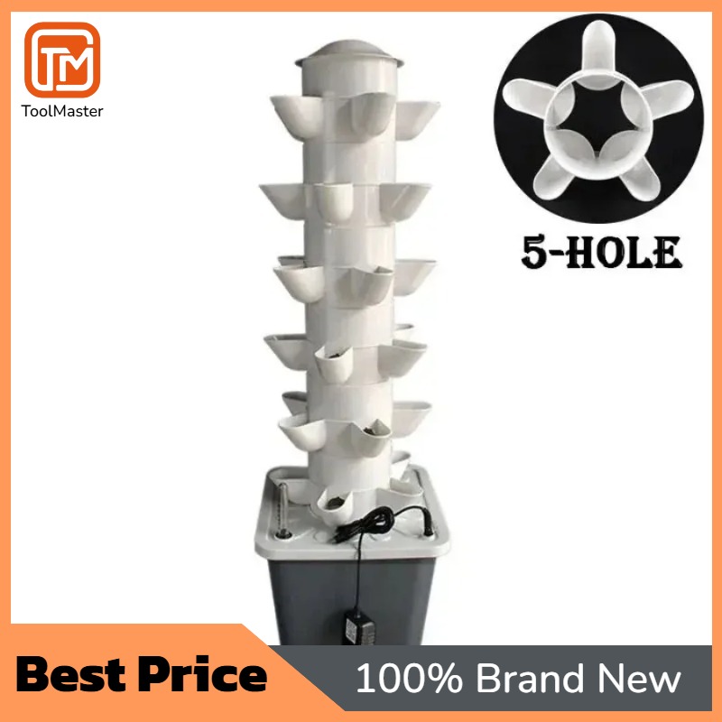 Hydroponic Tower Planter - 【Promoção】Sistema de Cultivo Hidropônico Mini para