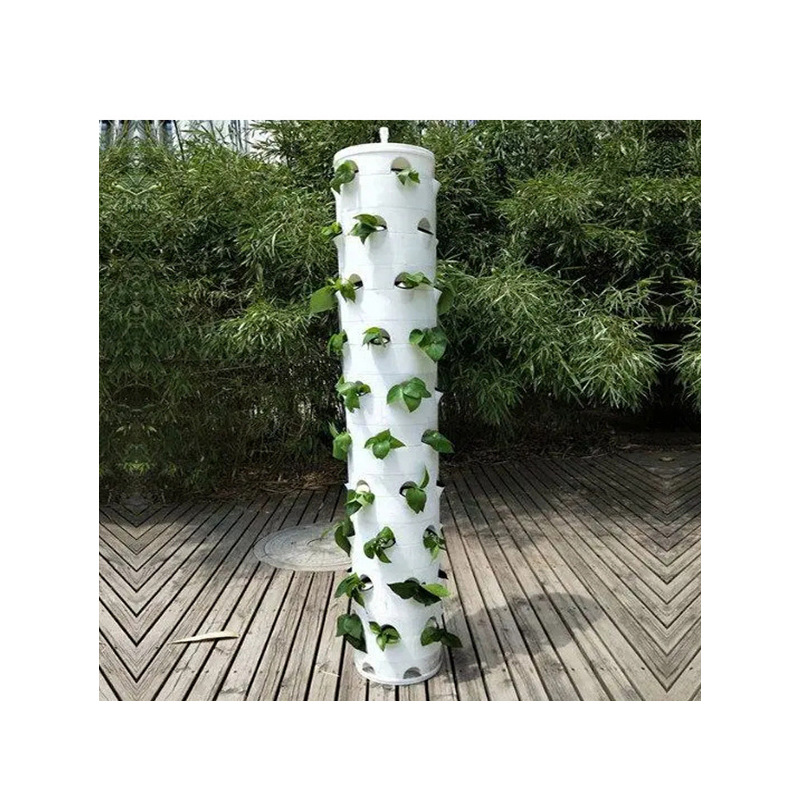 Torre hidropônica rotativa, eq - Hydroponic Tower Planter avaliação e preço
