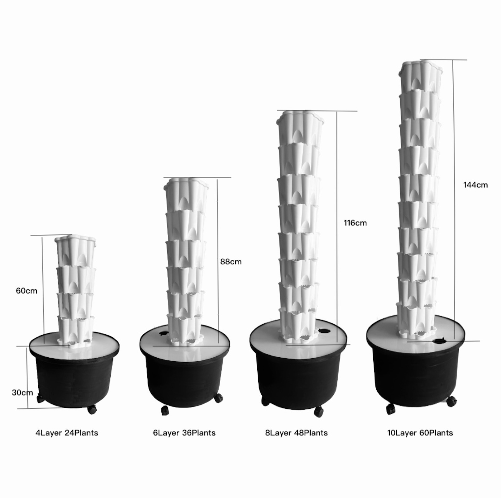 Sistema de Cultivo Hidropônico - Hydroponic Tower Planter avaliação e preço