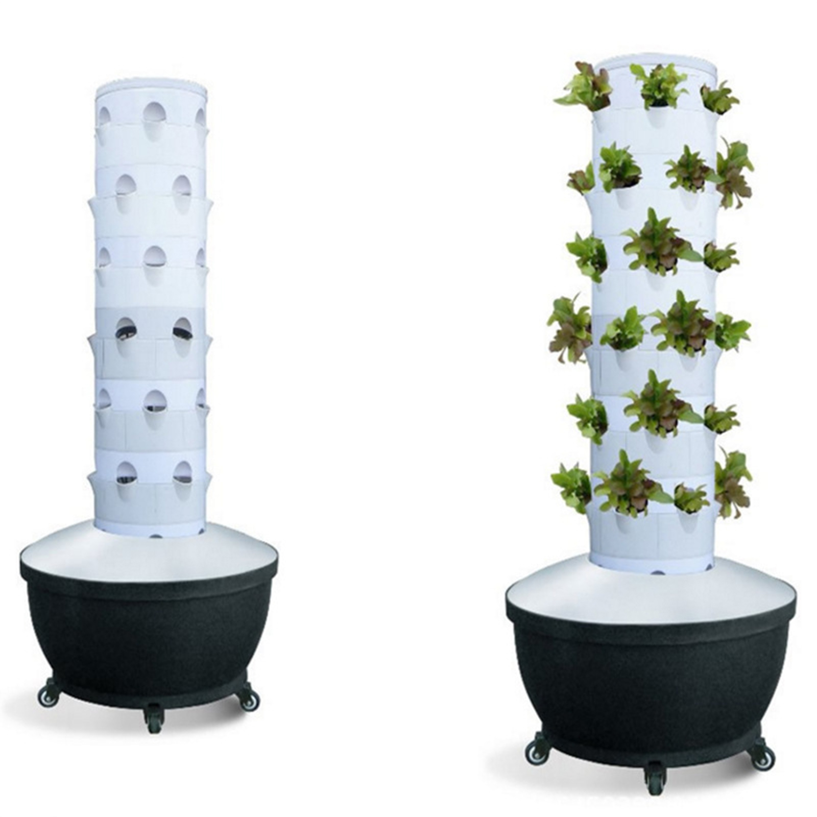 Copos de colonização pp destac - Hydroponic Tower Planter avaliação e preço