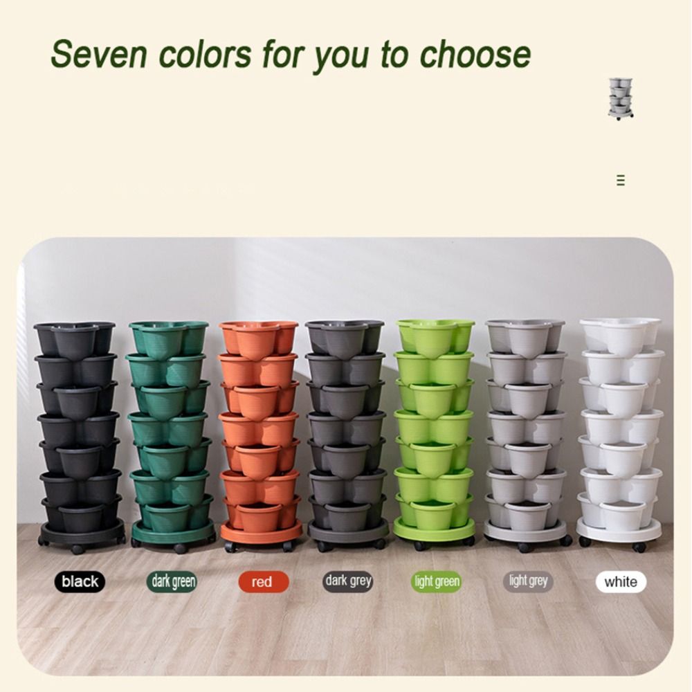 Novo Vaso de Flores Vertical E - Hydroponic Tower Planter avaliação e preço