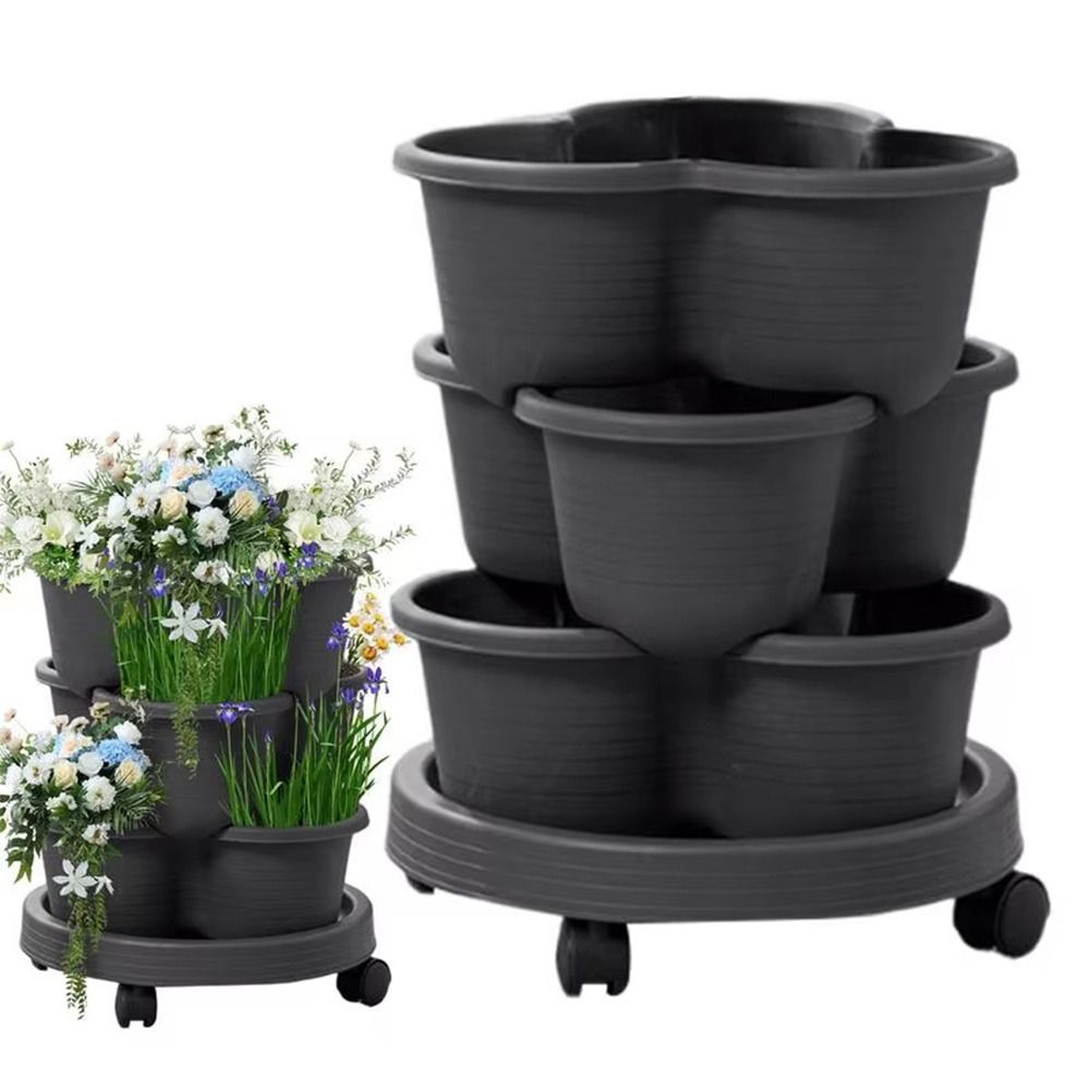 Novo Vaso de Flores Vertical E - Hydroponic Tower Planter avaliação e preço
