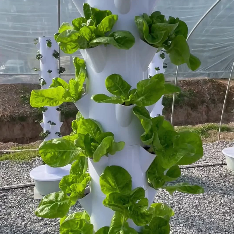 Com led crescer luz espaço árv - Hydroponic Tower Planter avaliação e preço