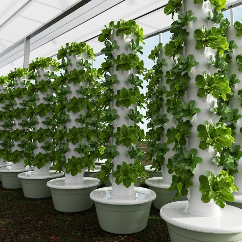 Torre de Cultivo Hidropônico V - Hydroponic Tower Planter avaliação e preço